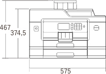 ブラザーA3インクジェット複合機